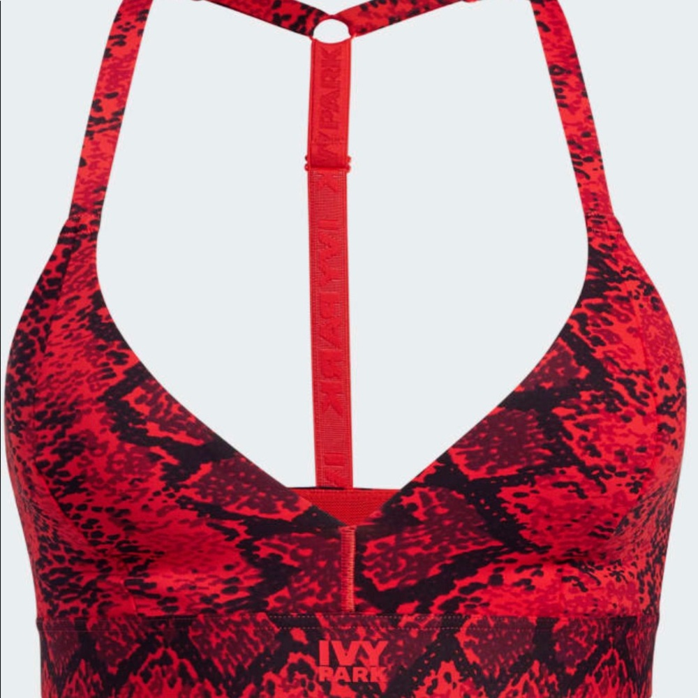 Adidas ivy park ALLOVER PRINT TRIANGLE BRA 2.0